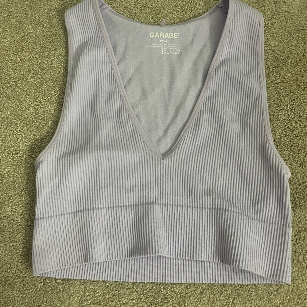 Light purple garage top